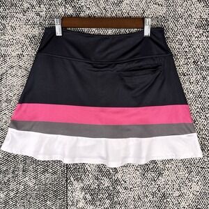 Golftini Triple Threat Golf Skort Womens XS Multicolor Pickleball‎ Tennis Sport